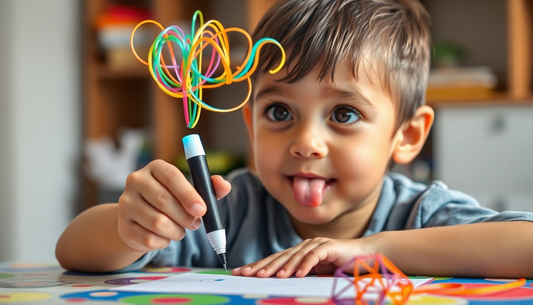 Kan een 6-jarige een 3D-pen gebruiken?