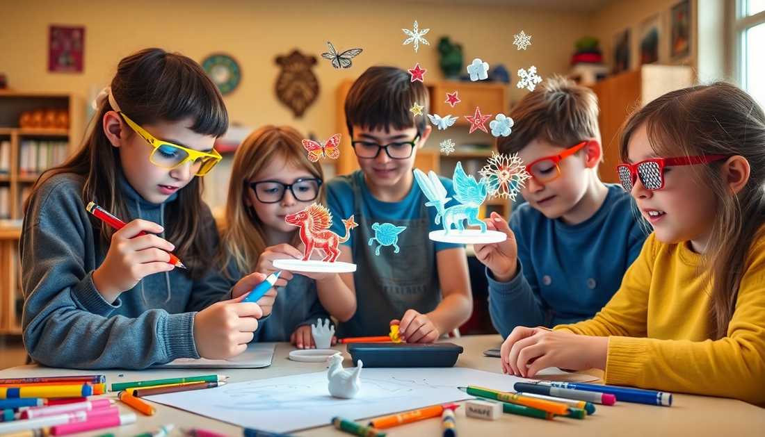 Ontdek de Magische Wereld van 3D-Pennen: Knutselen voor Kinderen van 8 tot 12 jaar